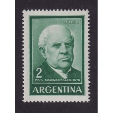 ARGENTINA 1959 GJ 1135B ESTAMPILLA NUEVA MINT PAPEL MATE BLANDO U$ 6,50